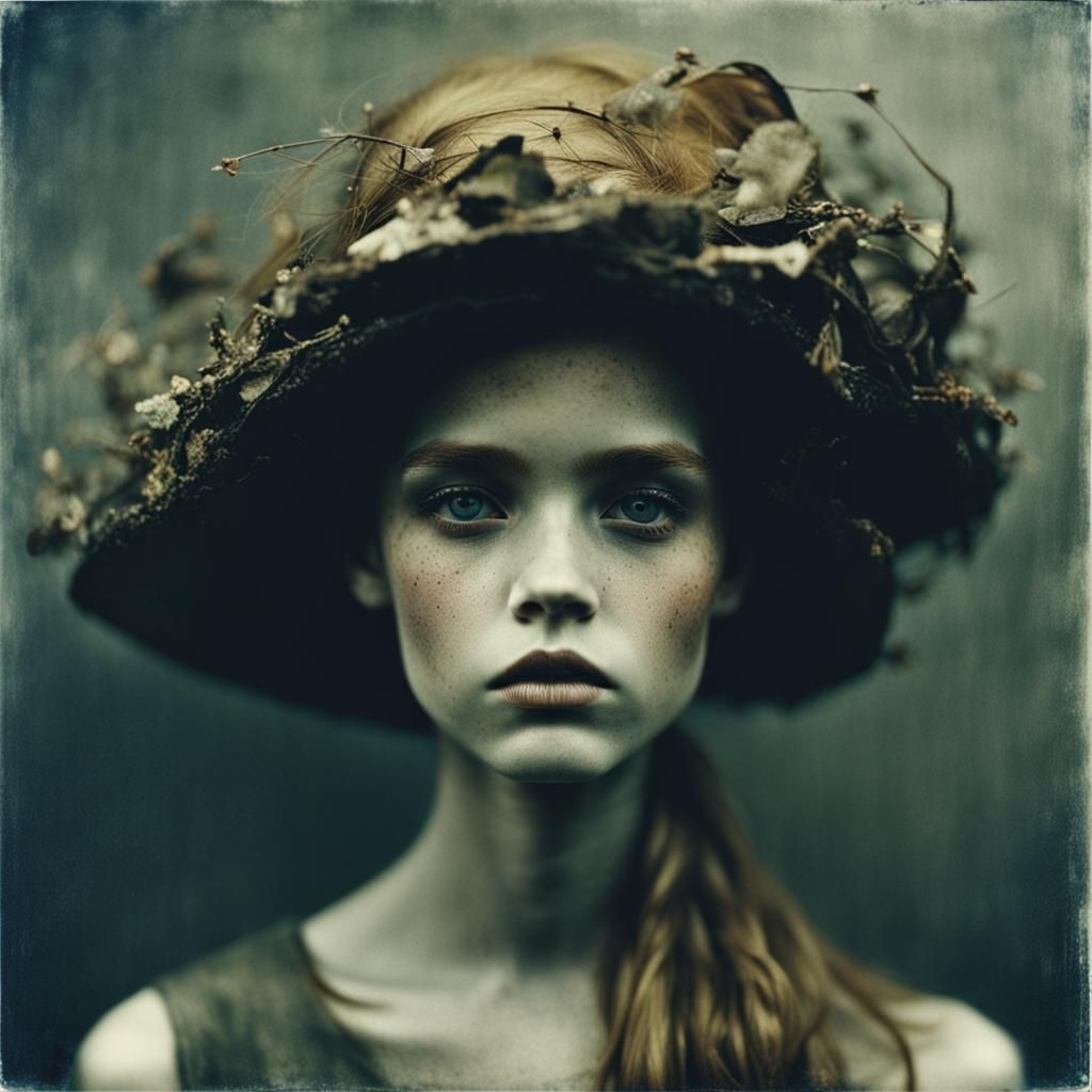 Ethereal Portrait of a Girl in Fine Art Style