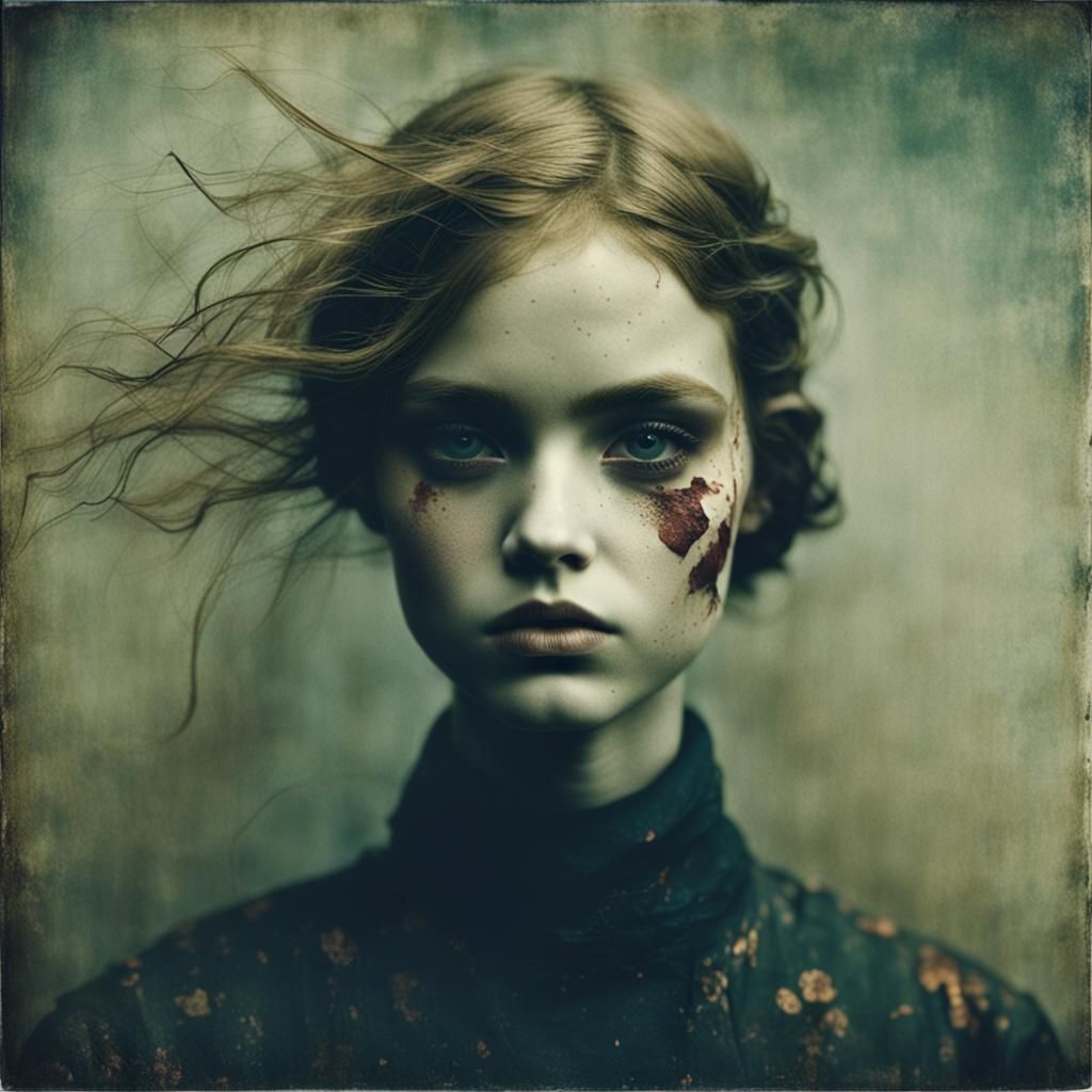 Ethereal Portrait of a Girl in Fine Art Photography Style