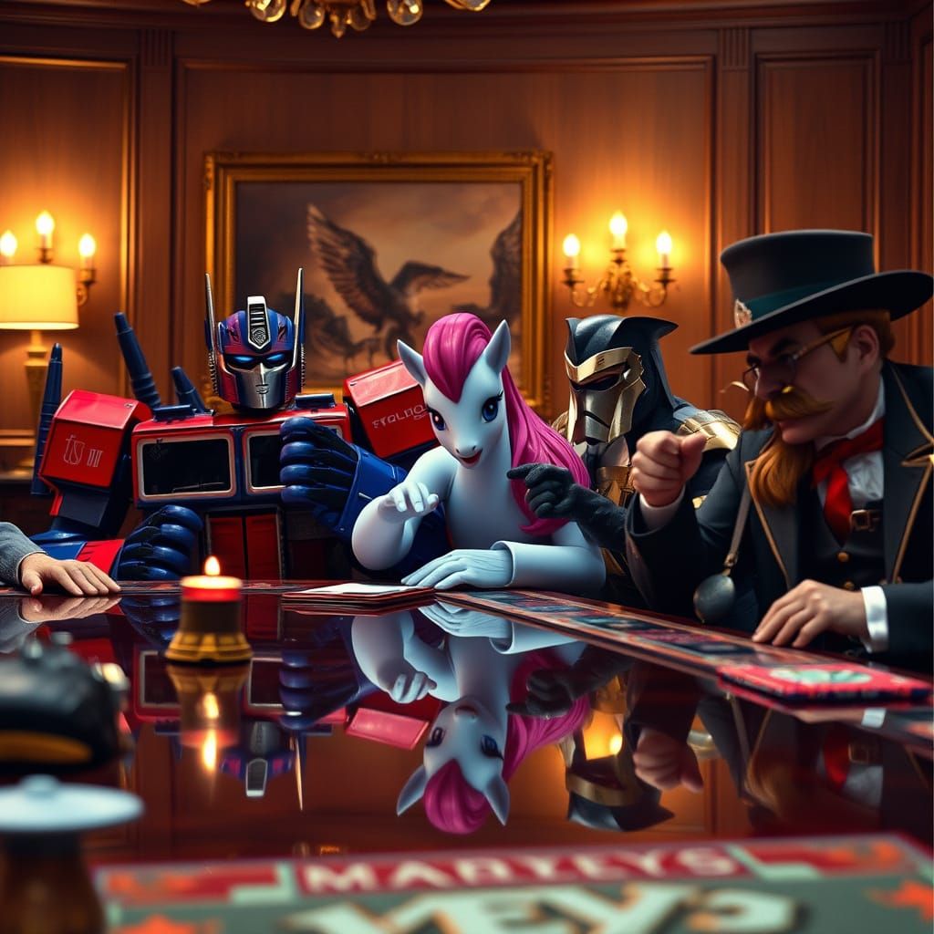 Hasbro Icons Unite in Epic Boardroom Confrontation