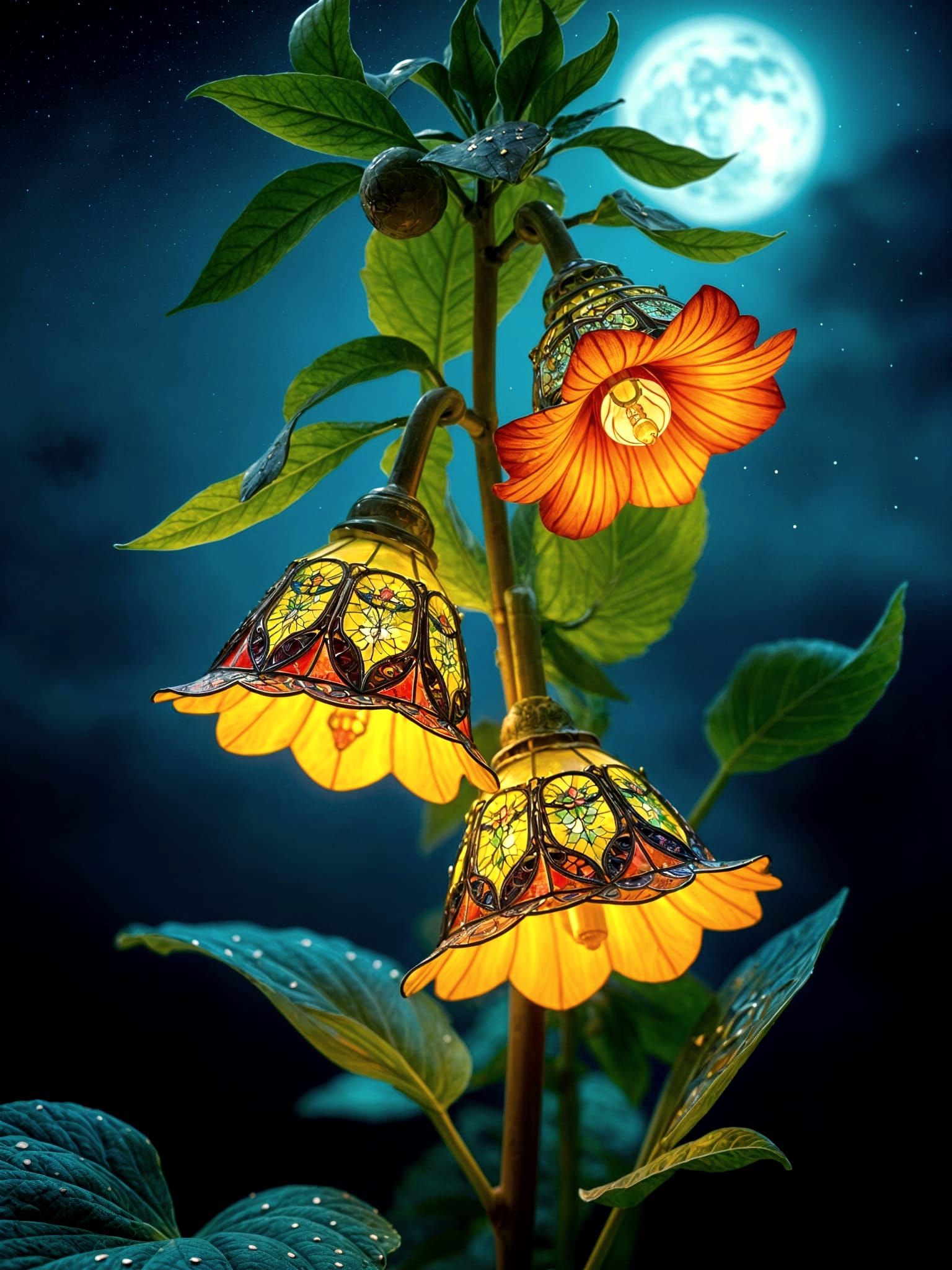 Night Lamp Flower