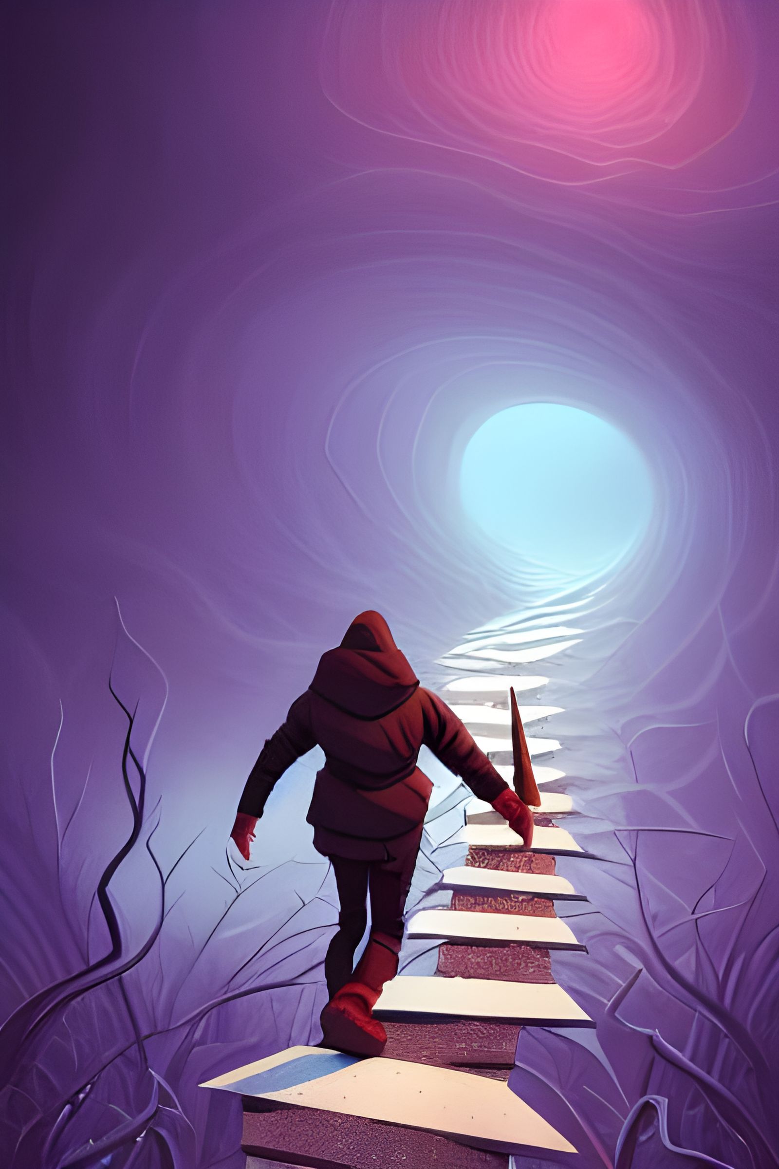 Dangerous Path in Pop Art Style