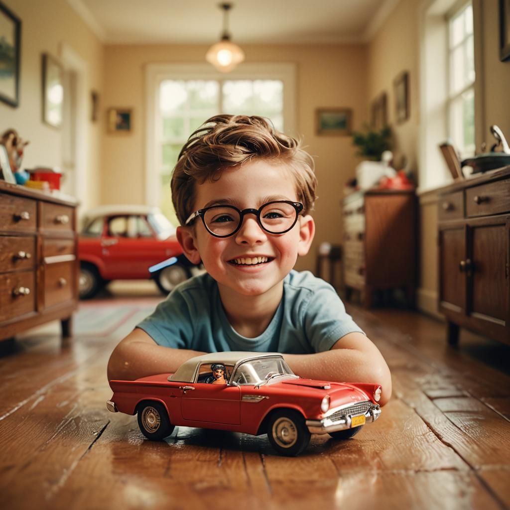 Miniature '57 Thunderbird Toy Car Photo