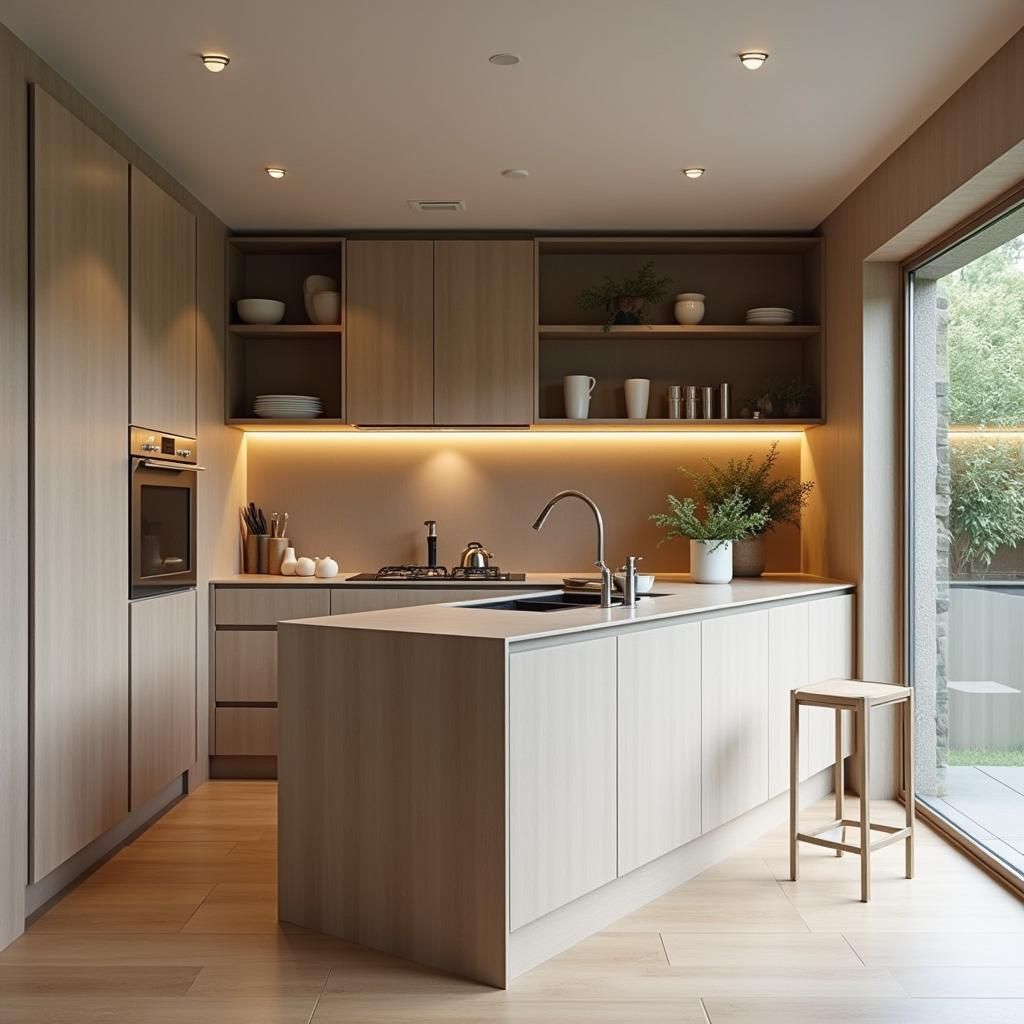 Cozy Modern Kitchen with Scandinavian Design