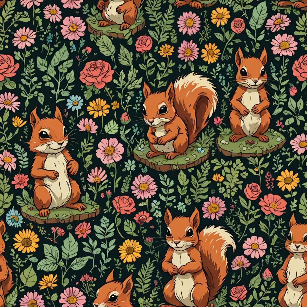 Squirrels in Heckpunk Aetherpunk Style