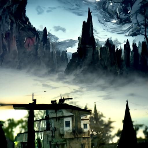 Surreal Matte Painting: A Nightmare Realized