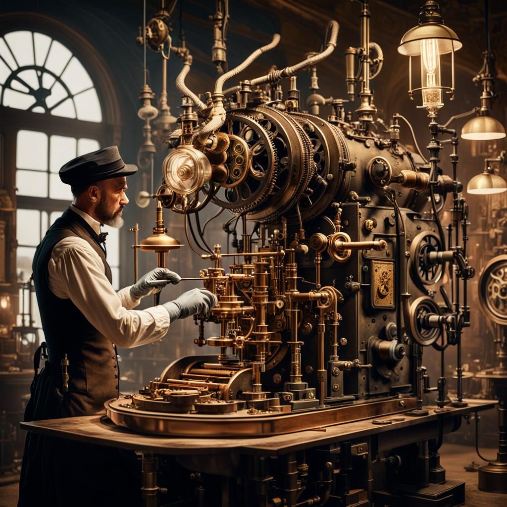 Steampunk Taxidermist: Concept Art in Muted Earth Tones