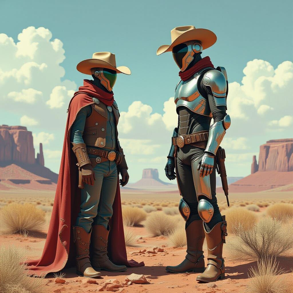 During the 1800s, a stranded alien crash-lands in the Americ...