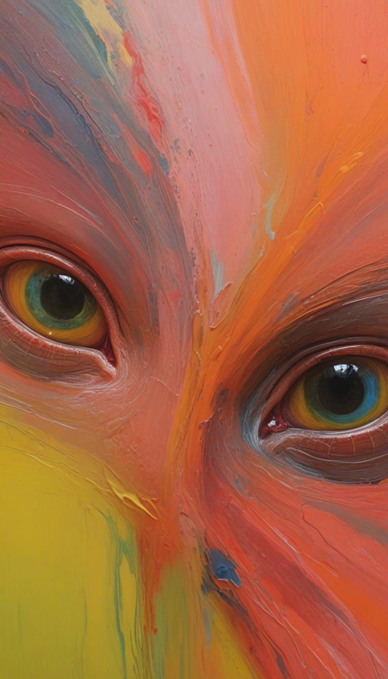 Emotive Alien and Human Infant in Tropical Setting