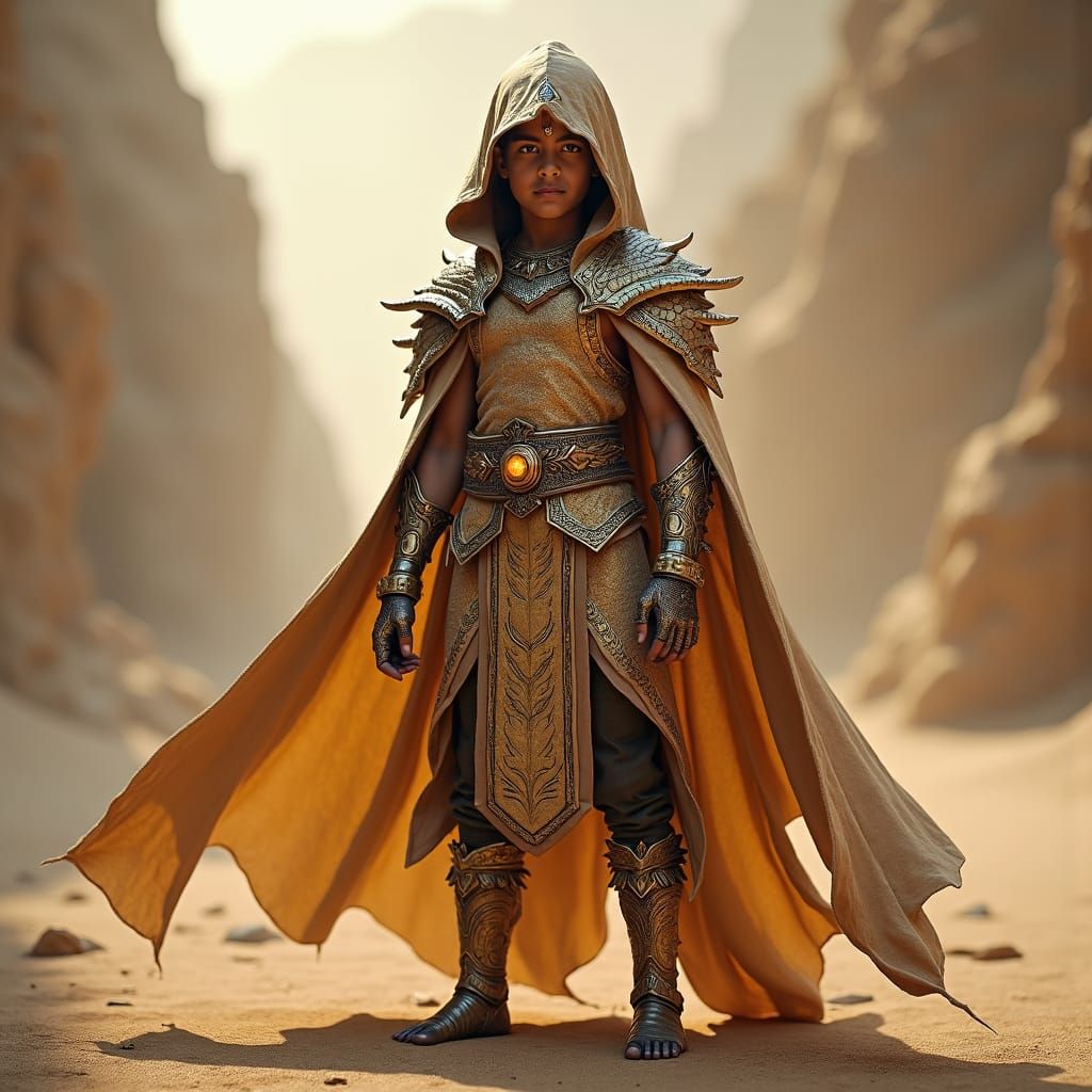 Assassin Boy's Costume Inspired by Hindu Mythology