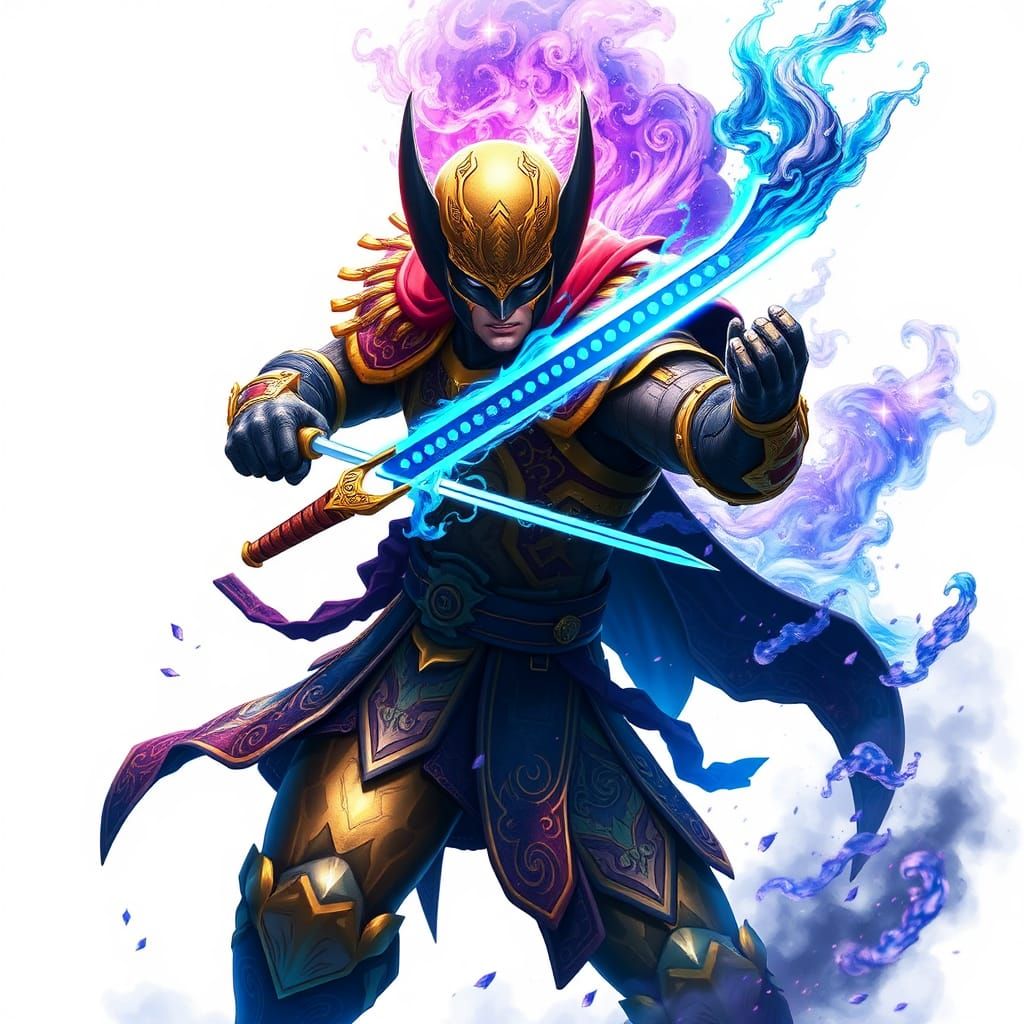 Wolverine with Cosmic Flame Susano'o Armor