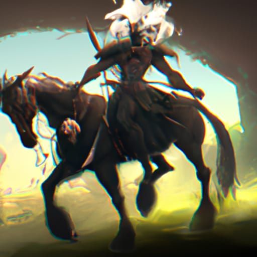 Headless Horseman Dark Fantasy Concept Art