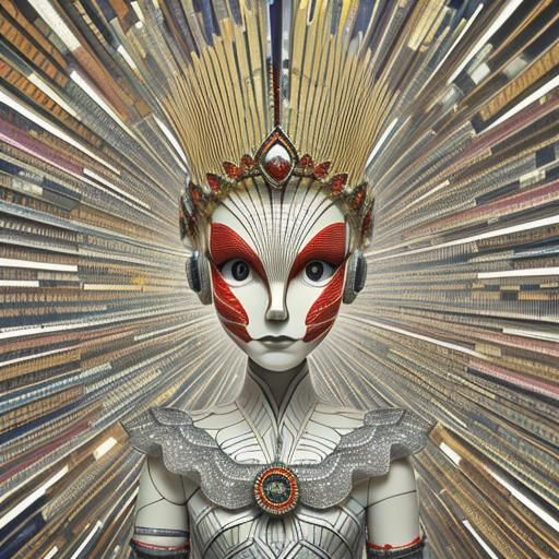 Photorealistic 3D Bra in Postmodern Style