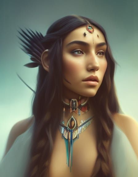 Northern Native American Maiden