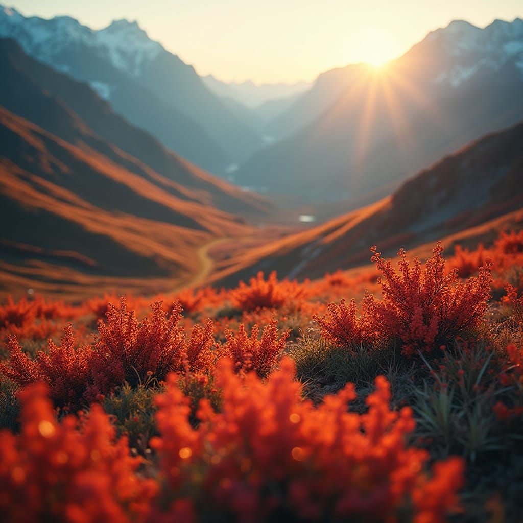 Luminous Landscape with Ethereal Depth