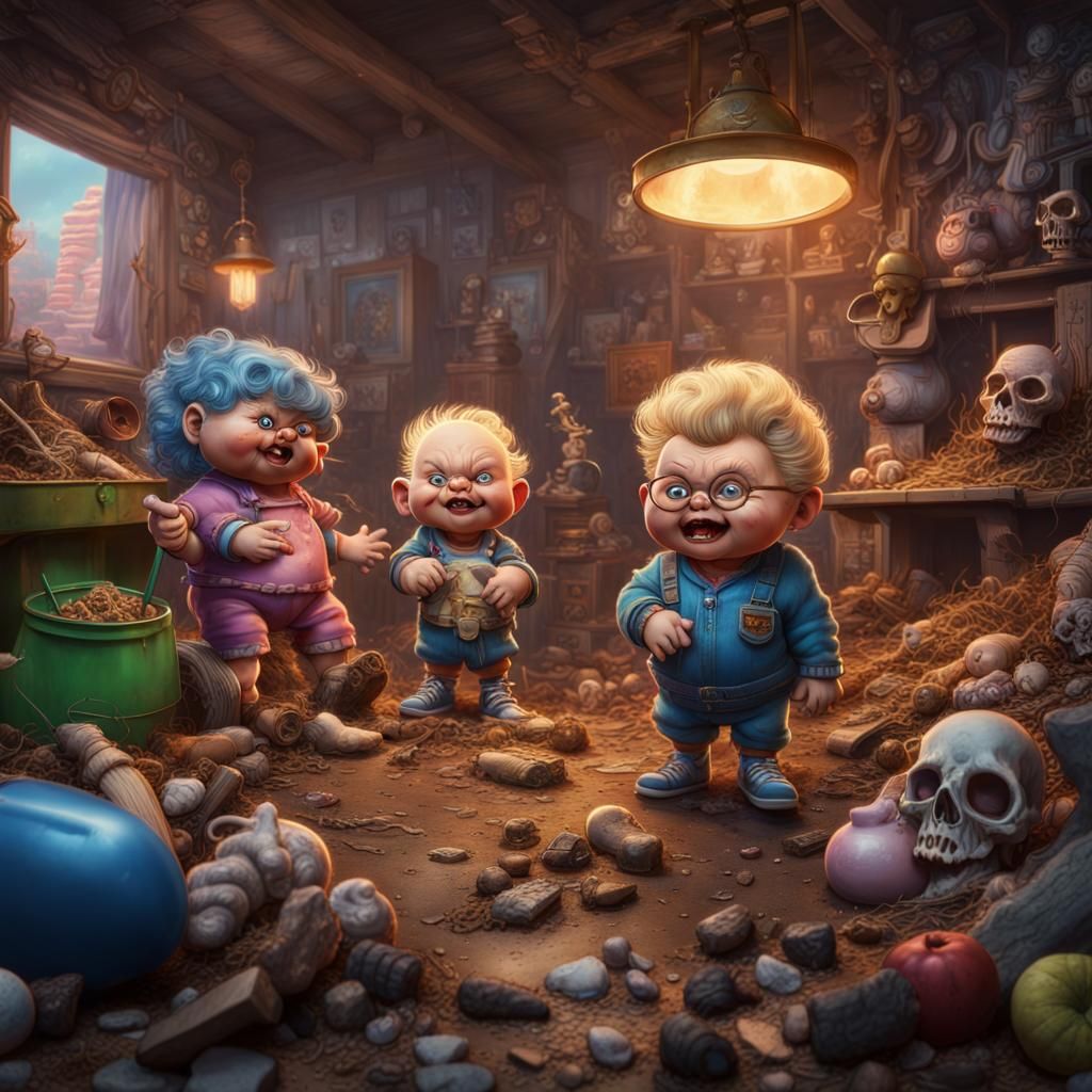 Garbage Pail Kids First Series Matte Painting