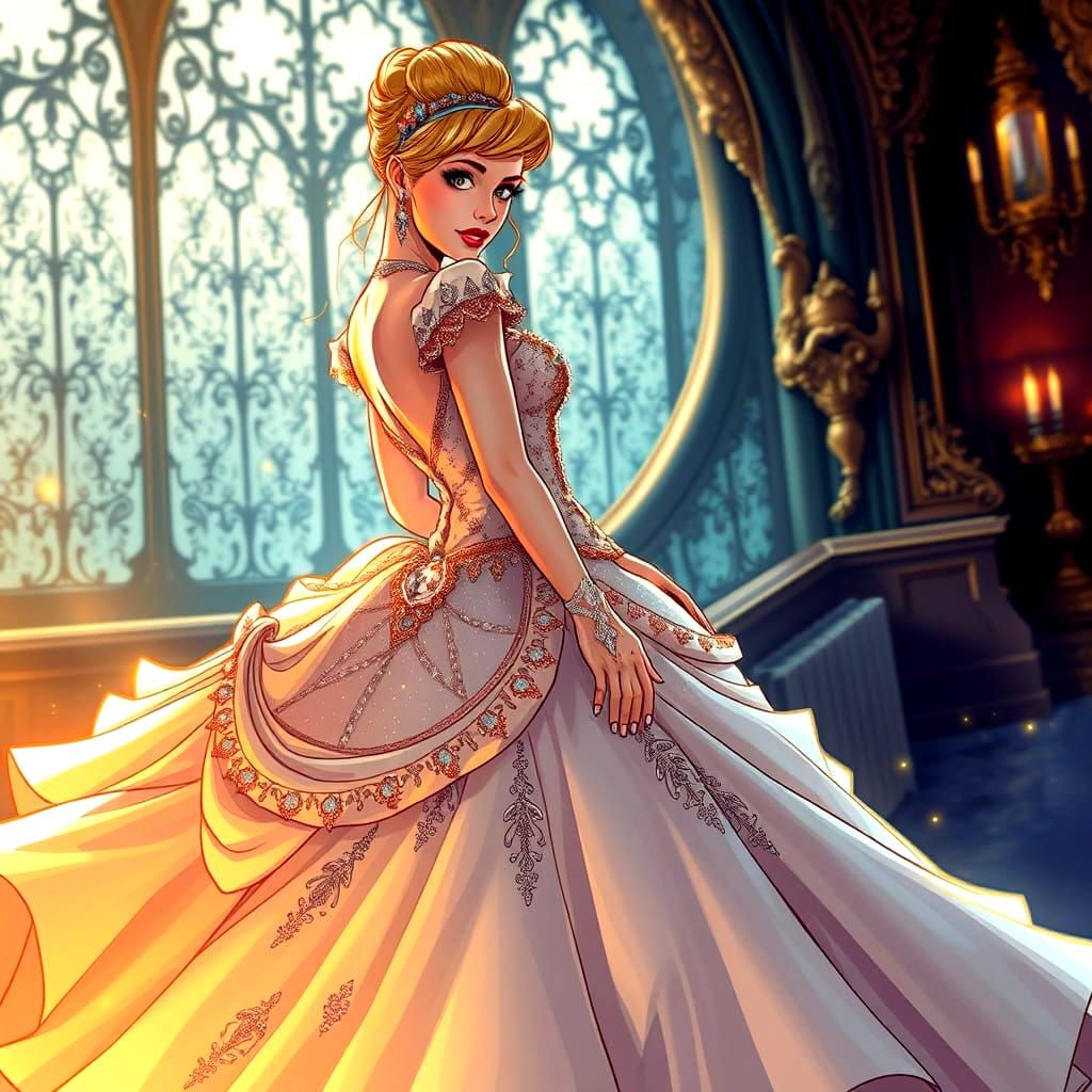 A Young Princess in Comic Book Beauty