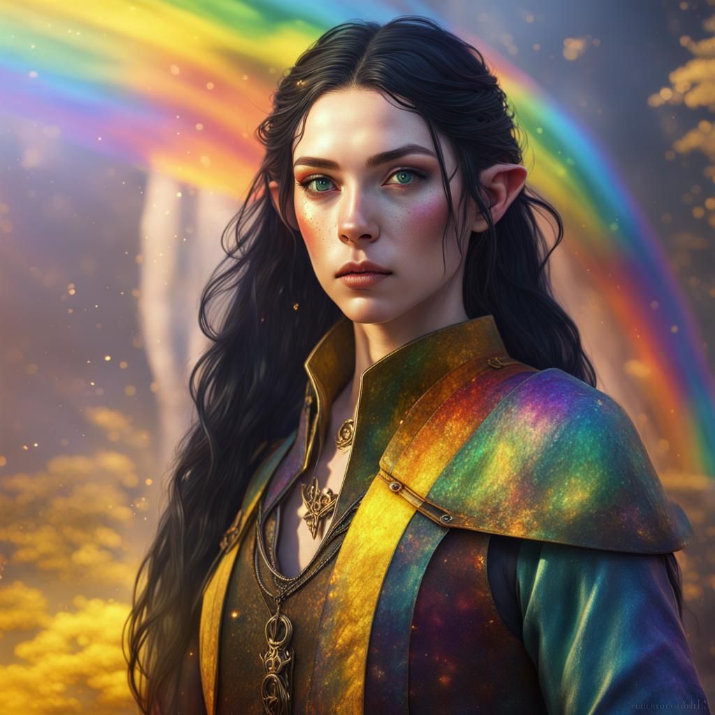 Elven rainbow mage