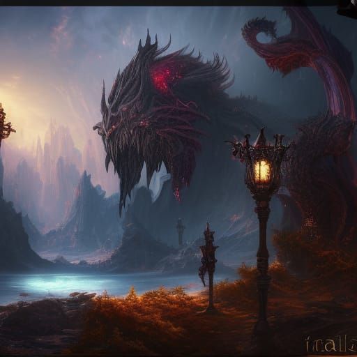 Fantastical Matte Painting in Unreal Engine 5