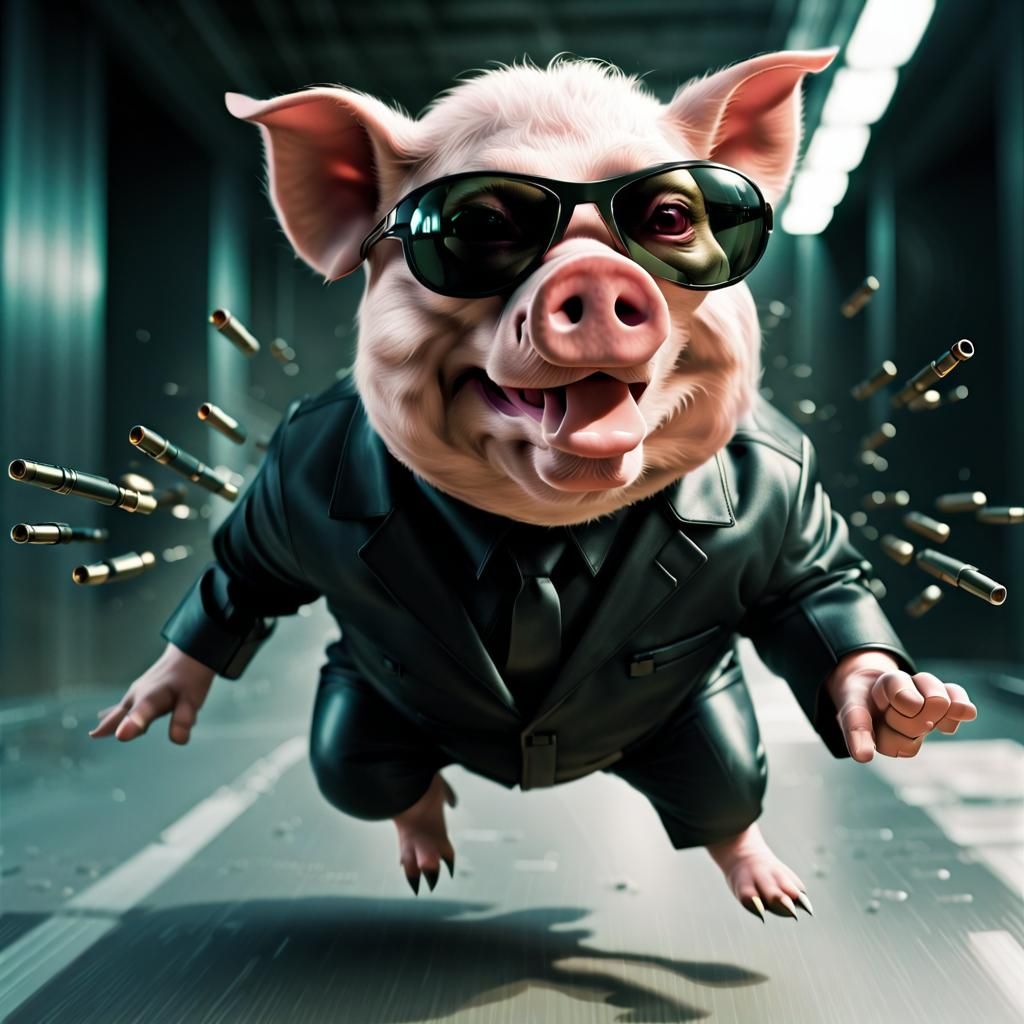 Run for your life Neo piggy !