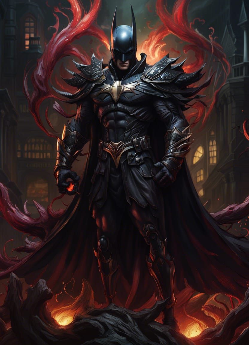 Monstrous Batman-Joker Hybrid: a Terrifying Symbiosis