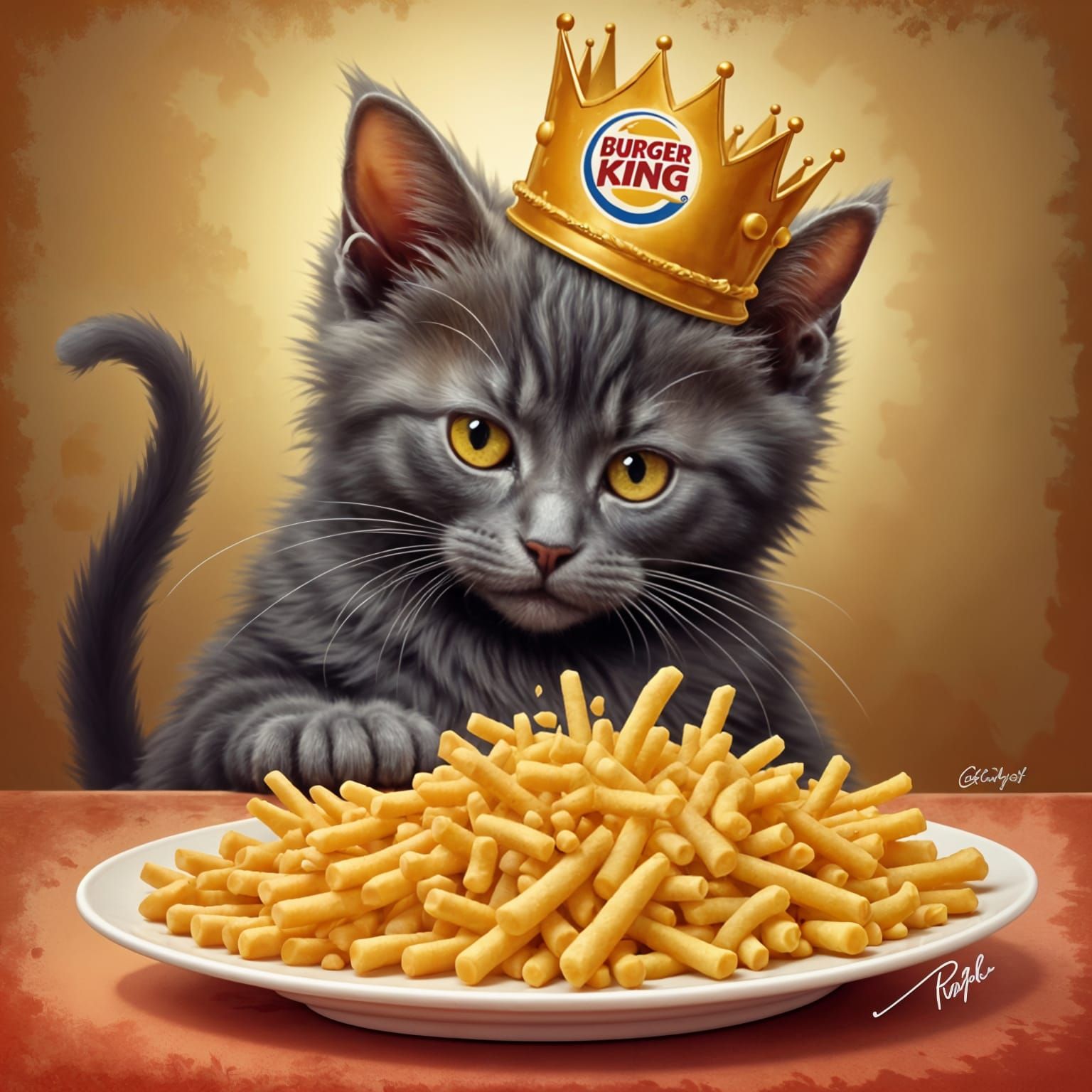 Cat Burglar: Feline Fashionista's Fast Food Heist