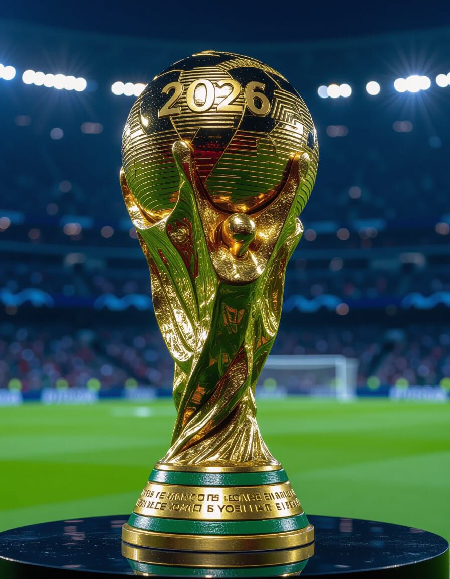 FIFA World Cup Trophy 2026 in HDR Style