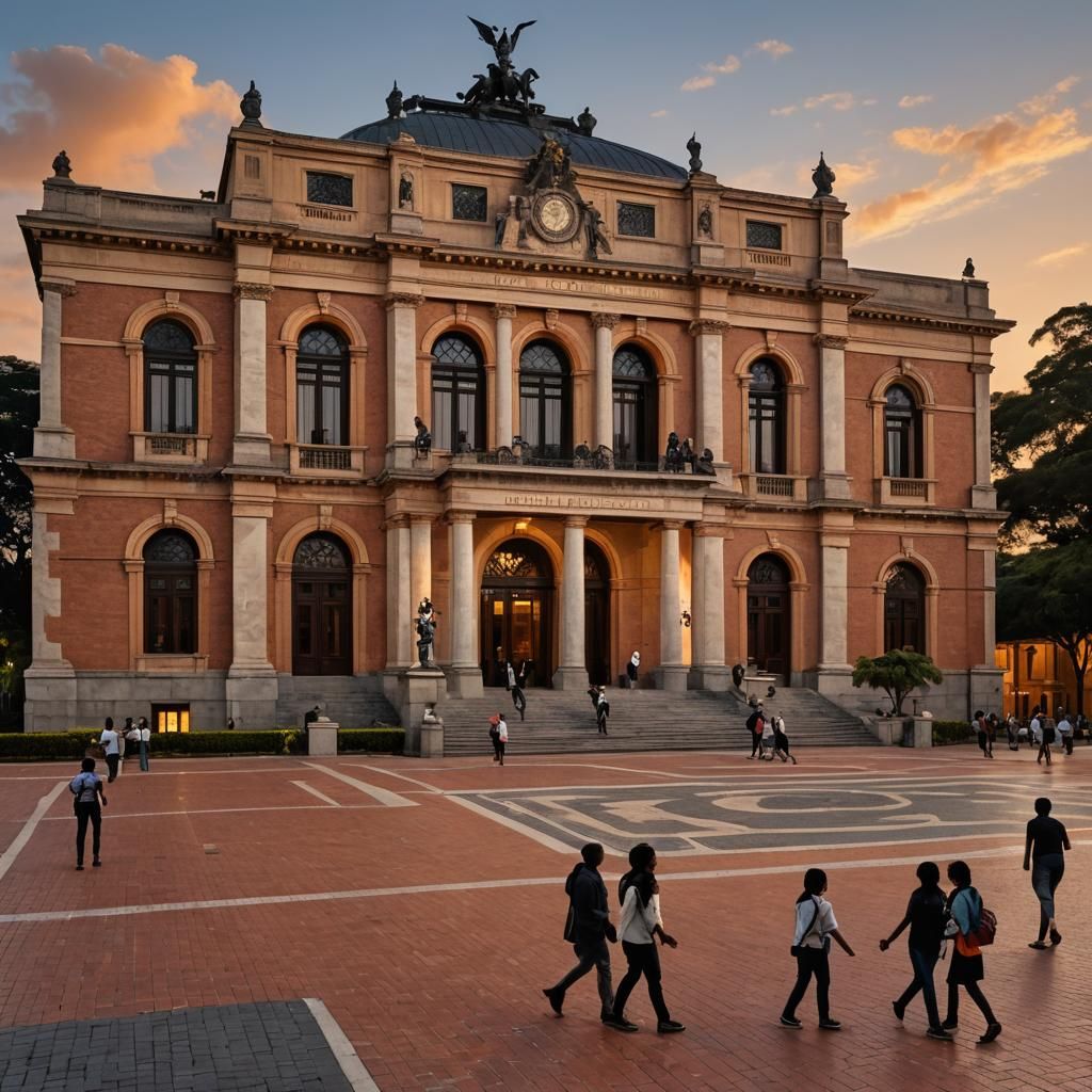 Majestic Neocolonial Building: Gateway of Hope
