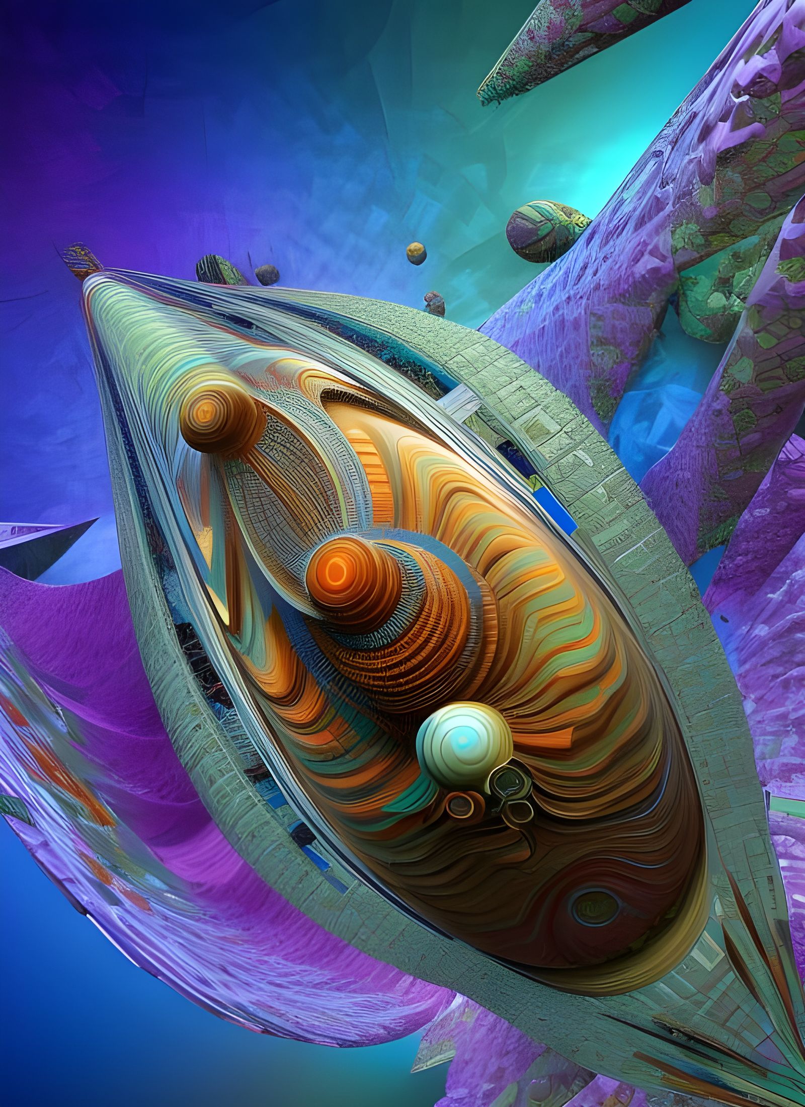 Intricate Geometric Abstract in 8k Resolution