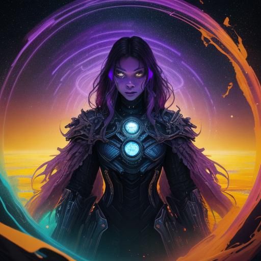 Surreal Cosmic Bath with Jonah Hex in Photorealistic Style