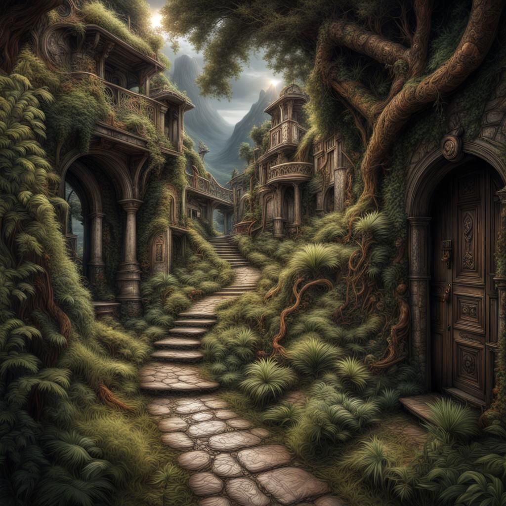 Hyperrealistic Paths to Interesting Places in HDR