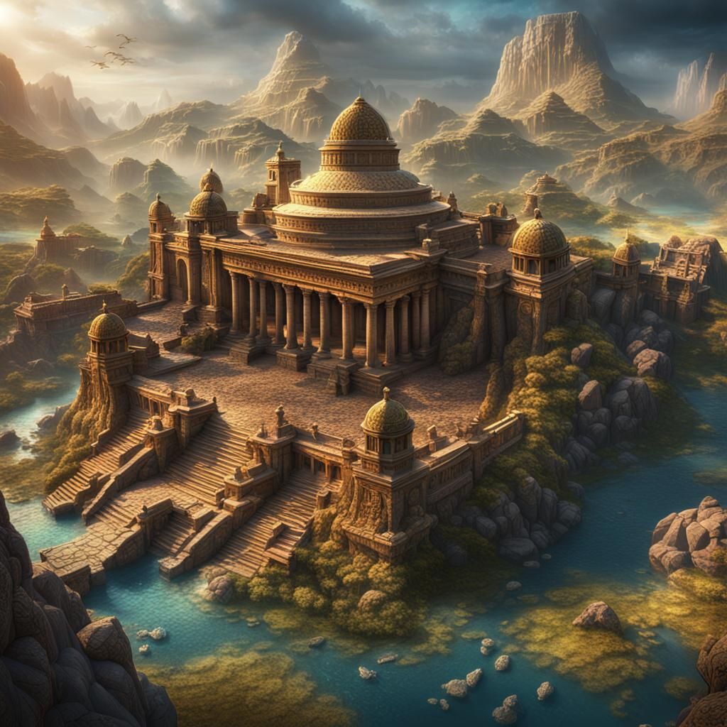 Detailed Matte Painting of Cradle of Civilization