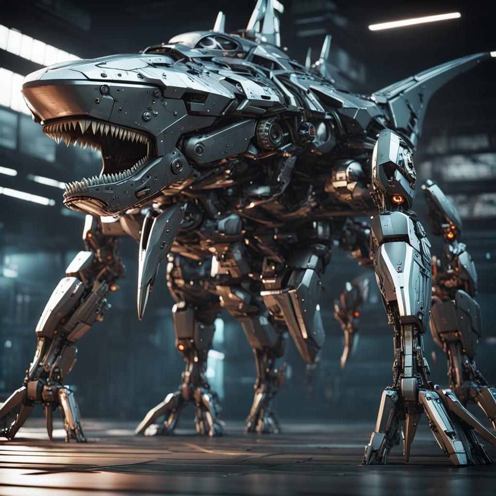 Metal Gear Megalodon: Futuristic Sci-Fi Mech