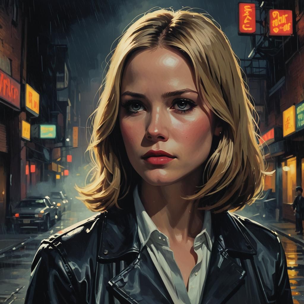 Veronica Mars in Moody Film Noir Style