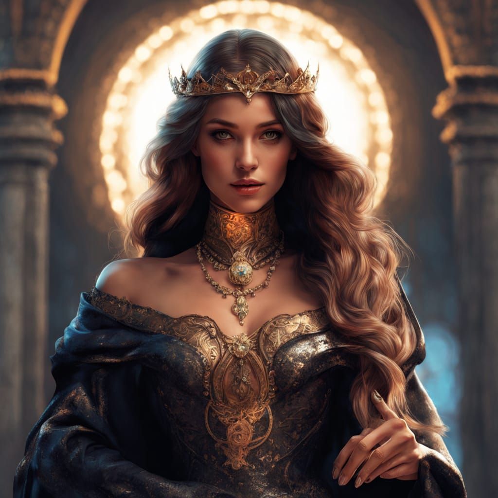 Crowning of the Queen: Hyperrealistic Digital Art