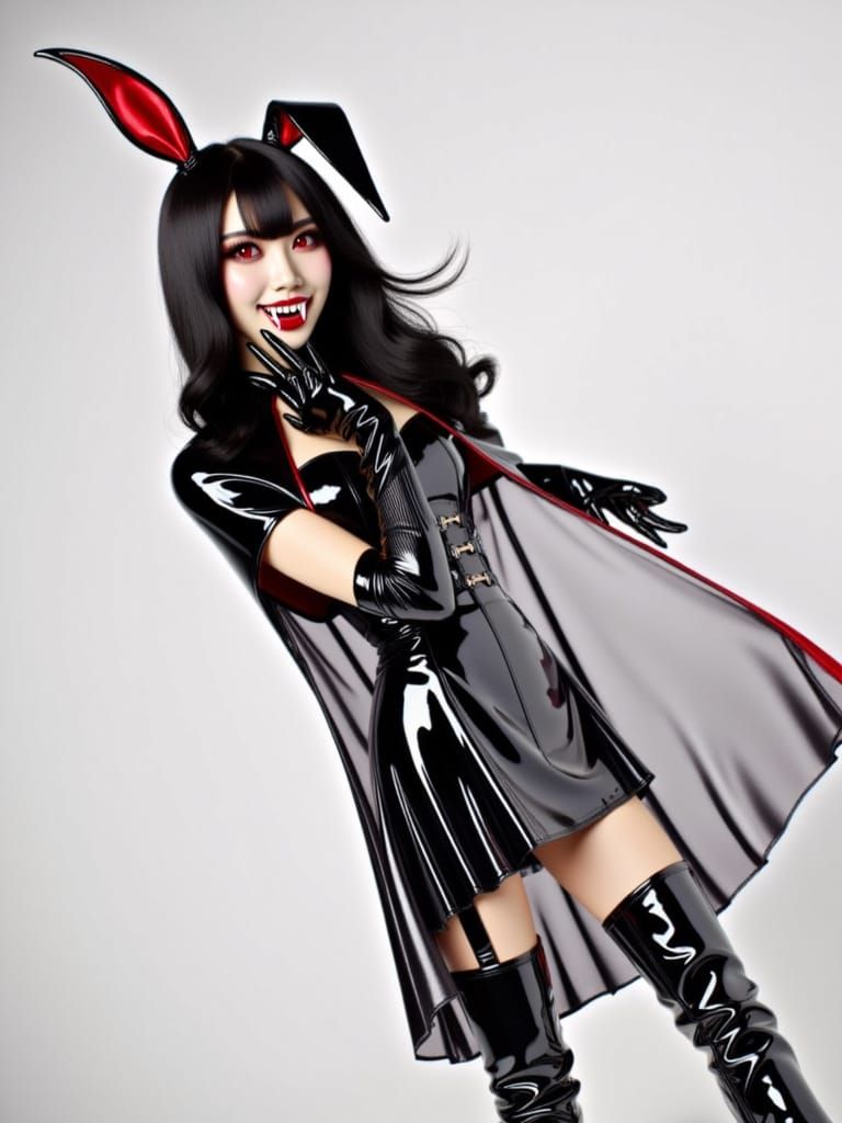 Asian Vampire Playboy Bunny