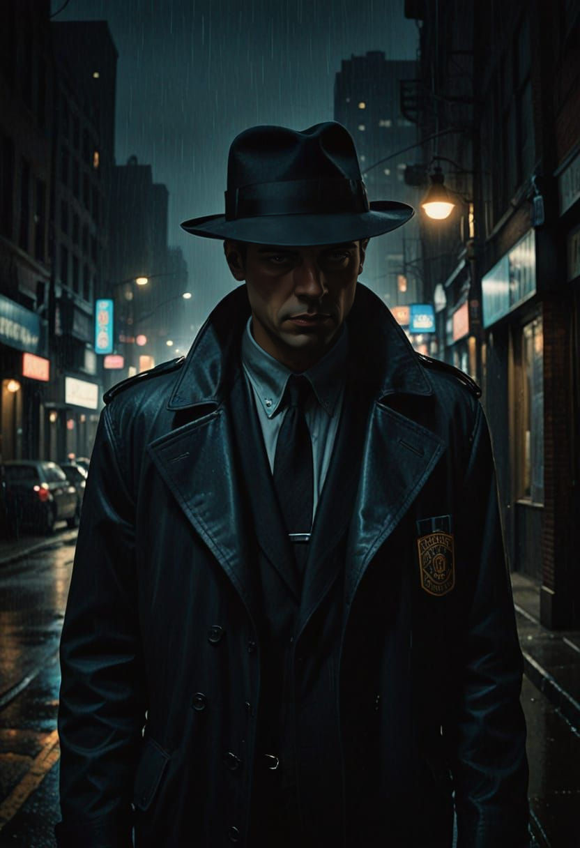Dark Noir Detective in a Gangsta Paradise