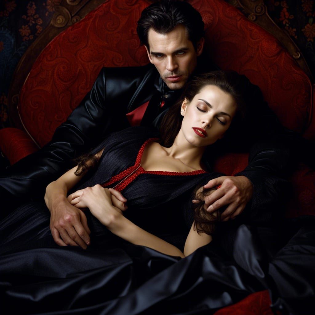 Vampire Lovers: Sentinel Watch in Realistic Portrait