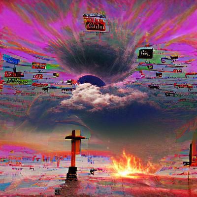 Abstract End of Days: AI Interpretation