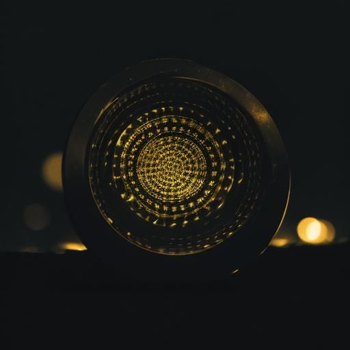 Night Bokeh Lights in Hyperrealistic Detail