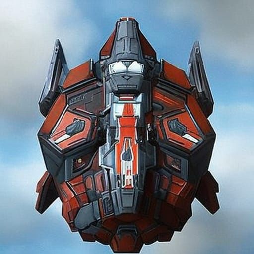 Sci-Fi Space Battle with Frigates and Cruisers