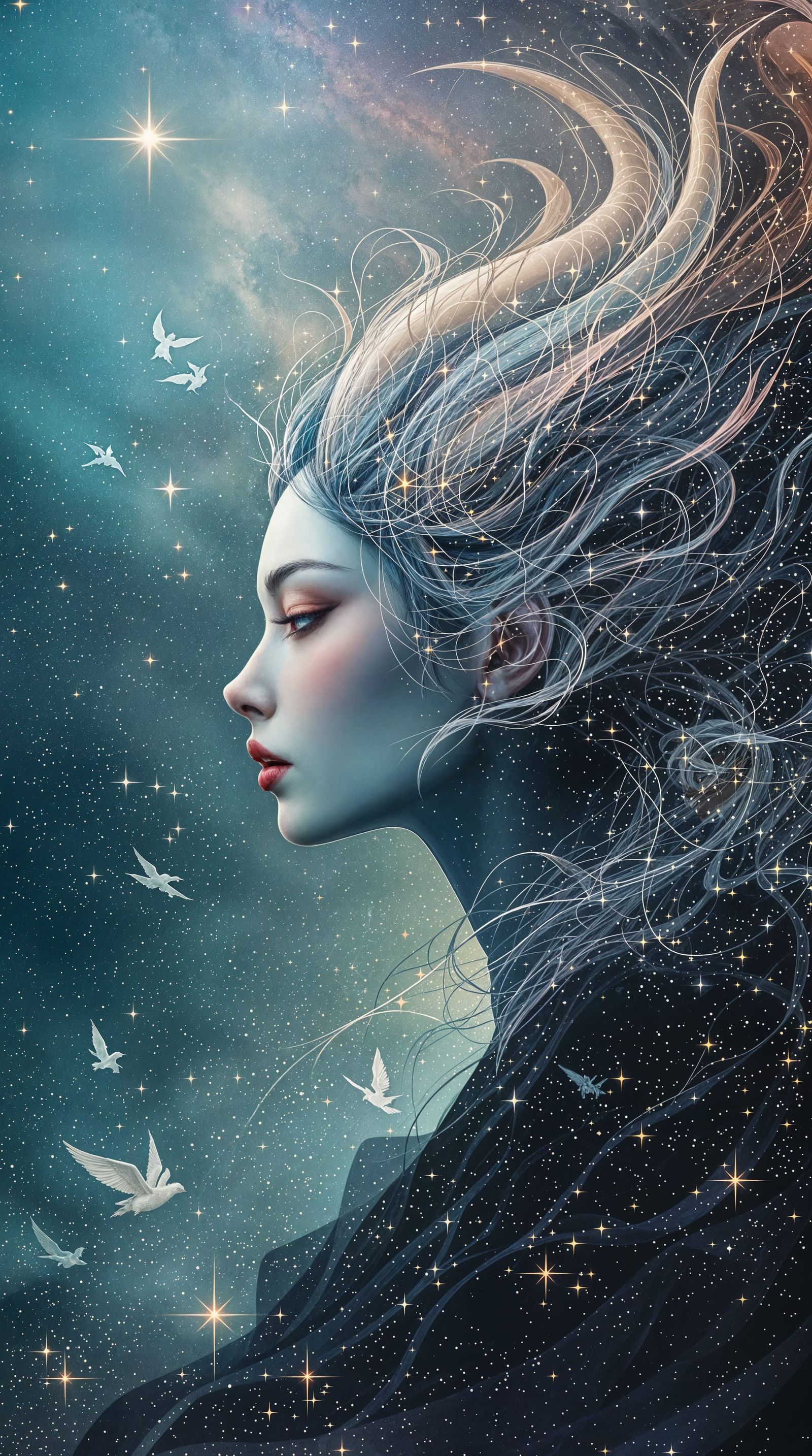 Celestial Demon in Tragic Beauty