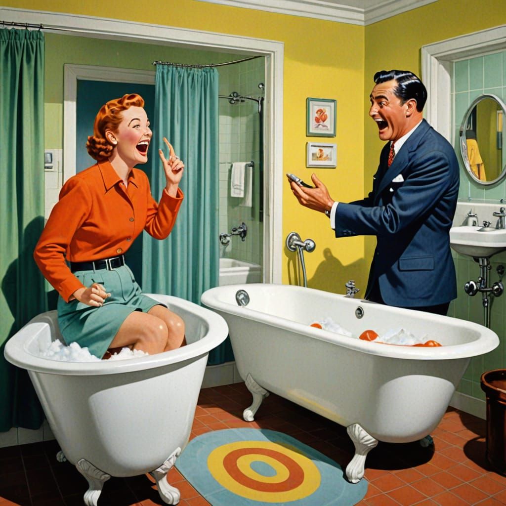 Bizarre bathroom blooper.