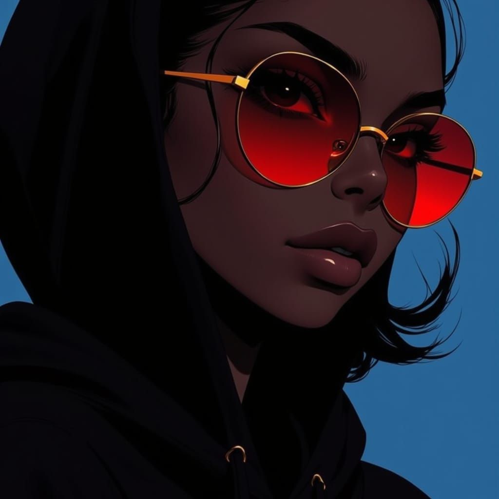 Minimalist Portrait of a Teenage Girl