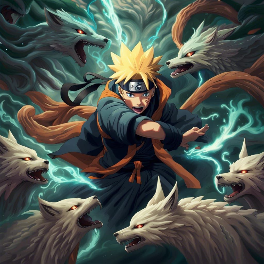 Naruto vs. Sasuke: Epic Nine Tails Susano Battle
