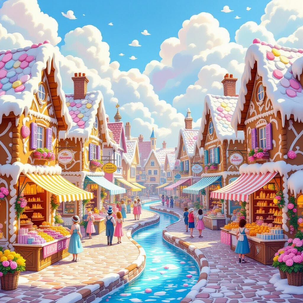 Fantasy Fudge Market: Spun Sugar & Lemonade Rivers