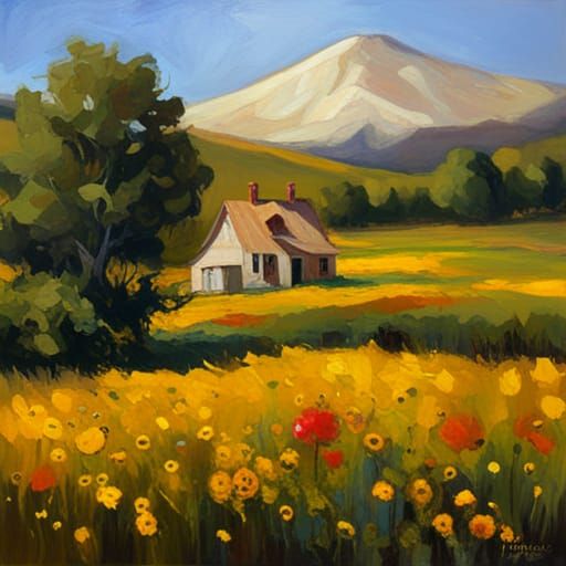 Walnut grove painting