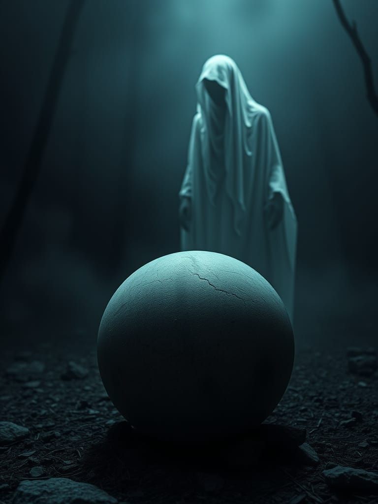 Ethereal Encounter in Dark Fantasy Style