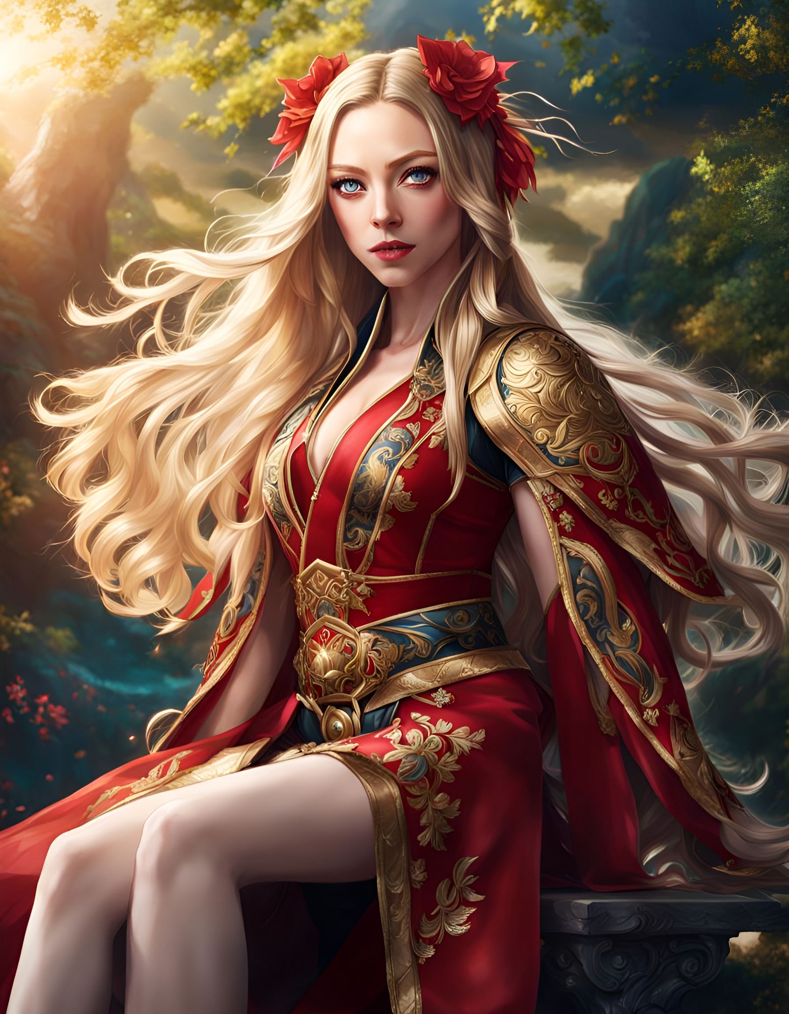 Amanda Seyfried as Nilou Genshin Cosplay