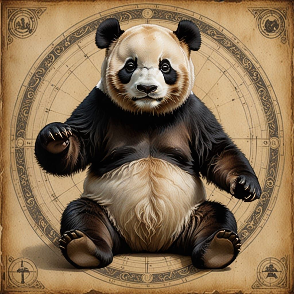 Panda in Perfect Proportion