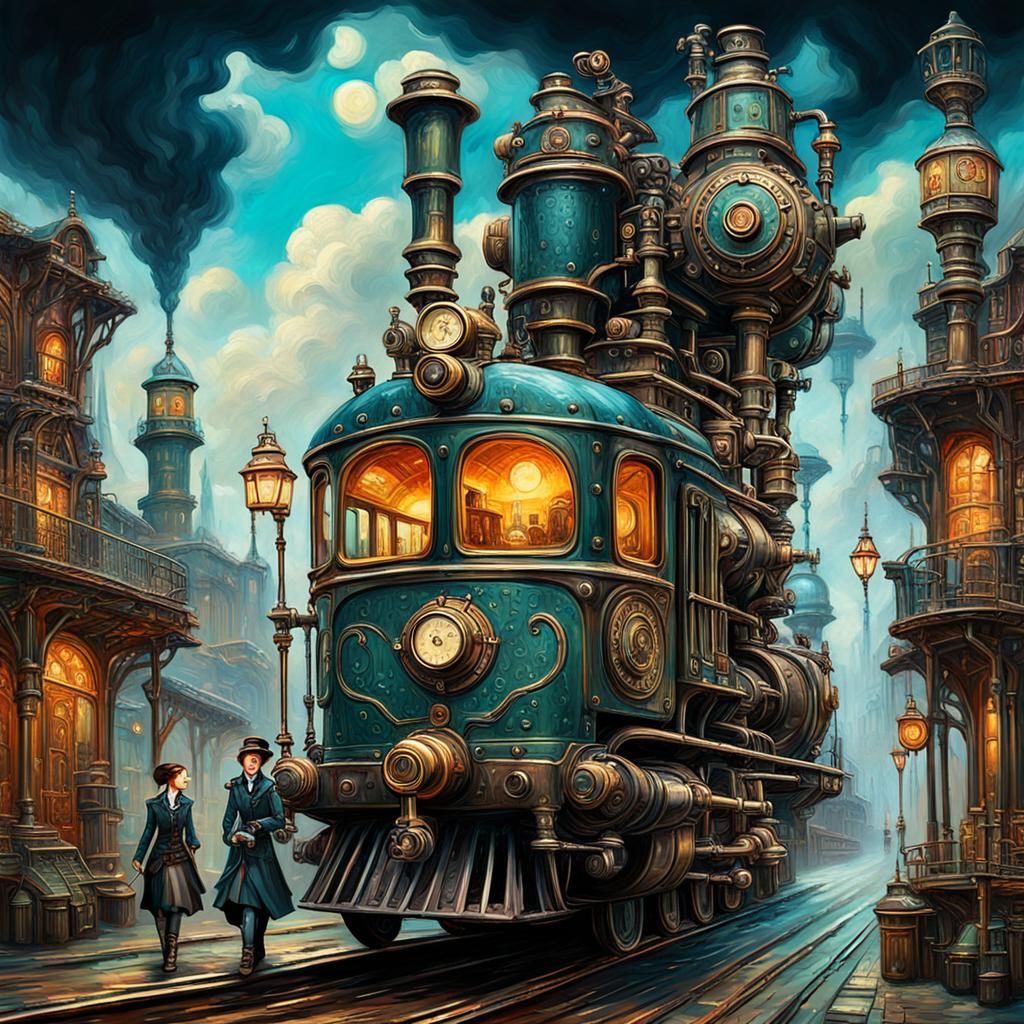 Porcelain Children's Whimsical Steampunk Adventure